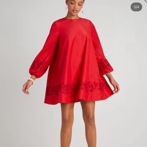 Kate Spade Rose-embroidered Ella Dress